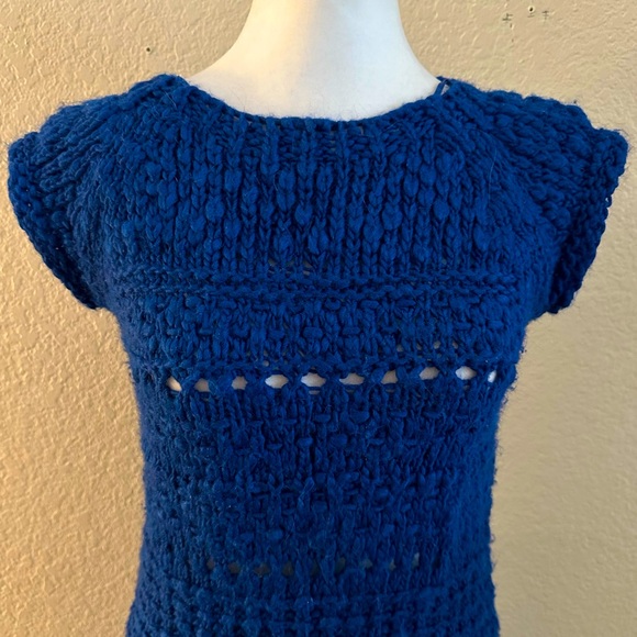 Zara Open Knit Sweater Tunic Dress - Picture 2 of 5